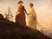 Louis Janmot Poem of the Soul  On the mountain oil